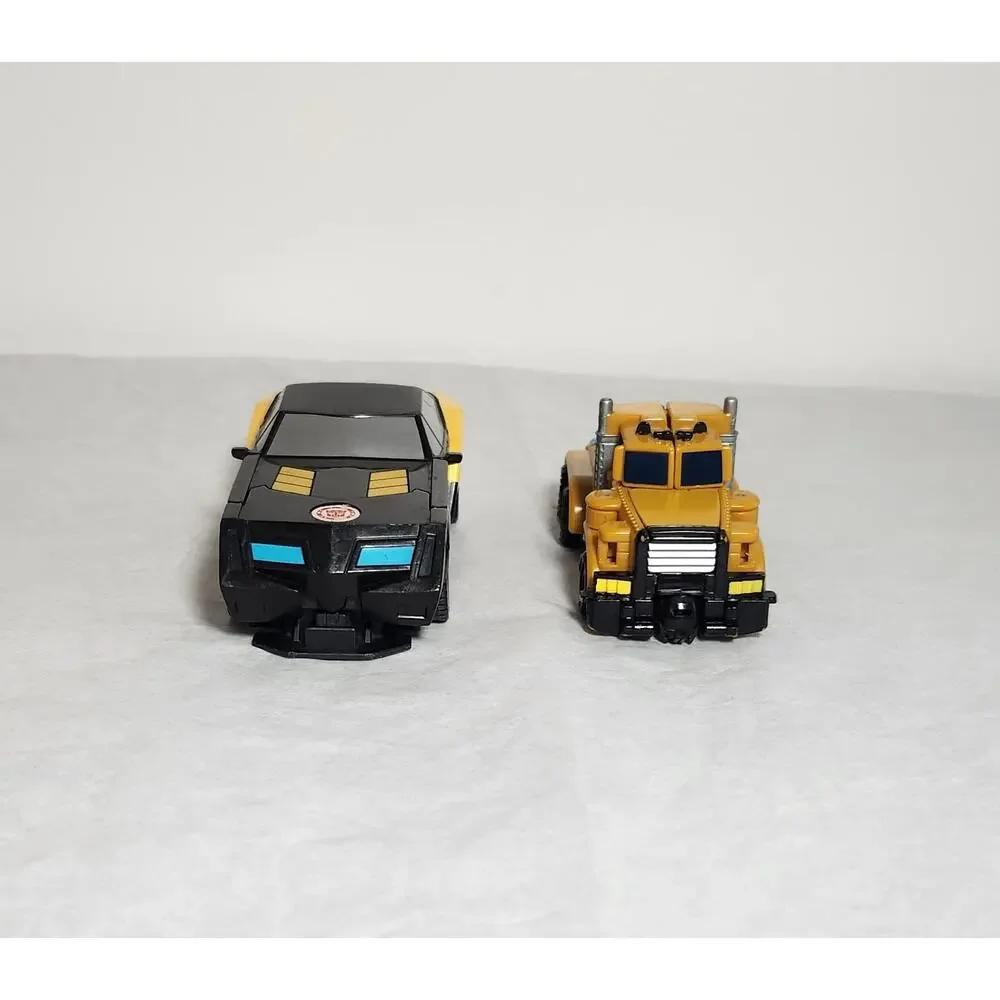 Transformers Night Ops Bumblebee And Power Core Huffer Action Figures Pre-owned